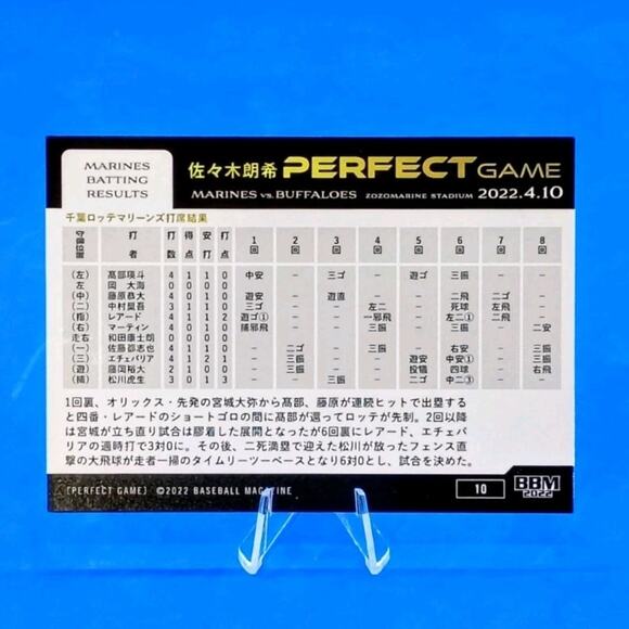 Kou Matsukawa #18 BBM 2022 Japanese Baseball - Picture 2 of 2